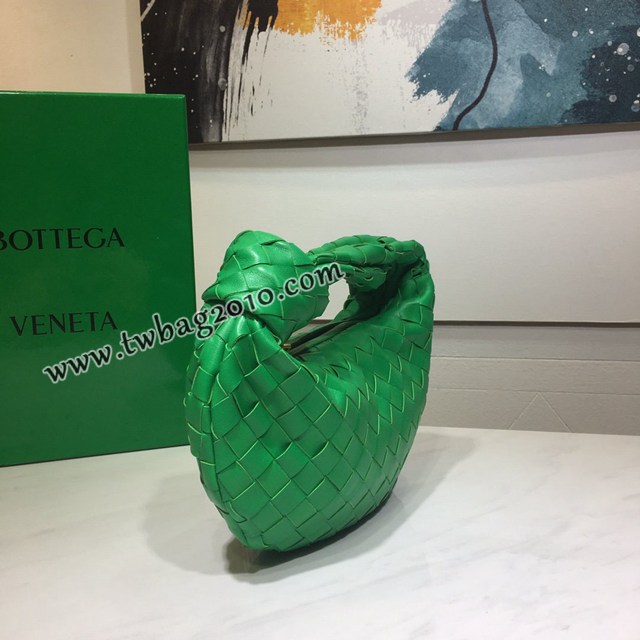 Bottega veneta高端女包 98080小號 寶緹嘉爆款jodie新版本2代編織打結圓形hobo包 BV經典款羊皮手工編織女包  gxz1256